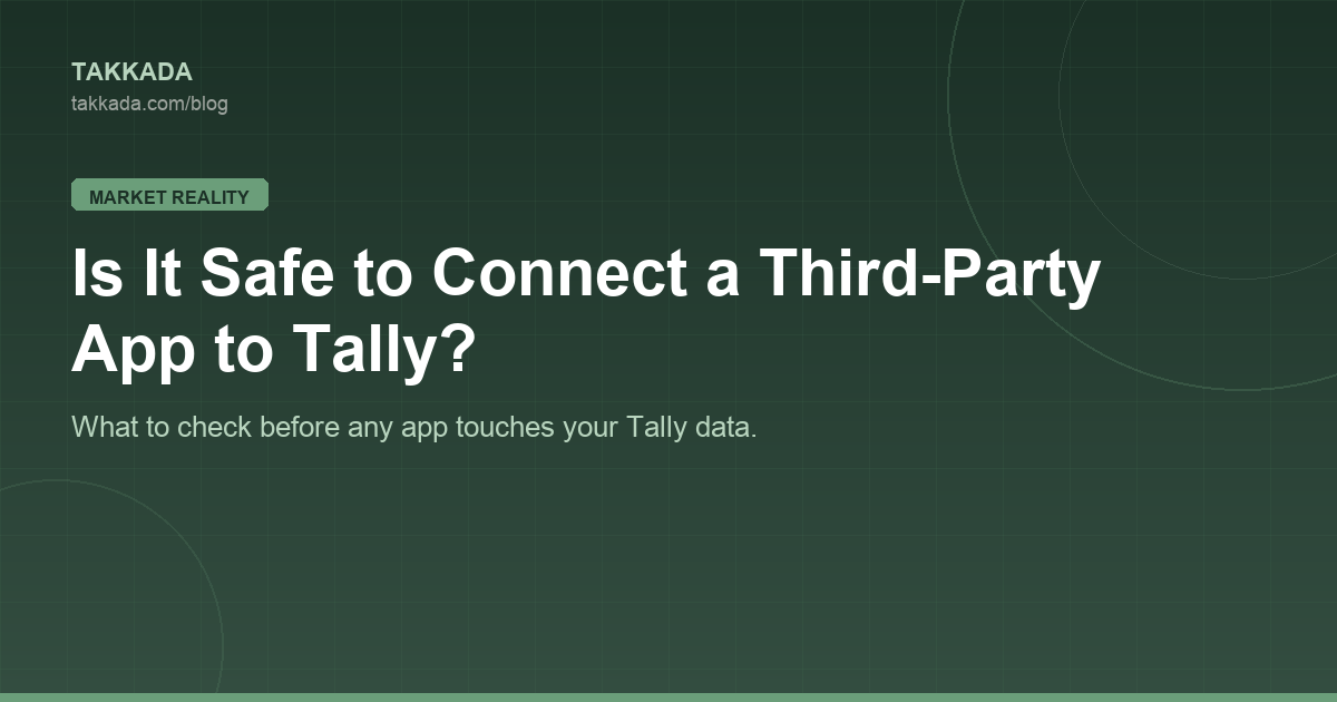 Is It Safe to Connect a Third-Party App to Tally?